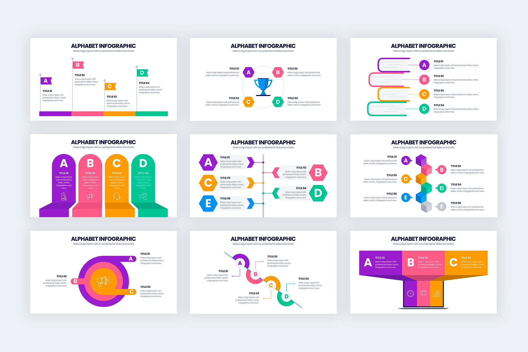 Alphabet Google Slides Infographic Template