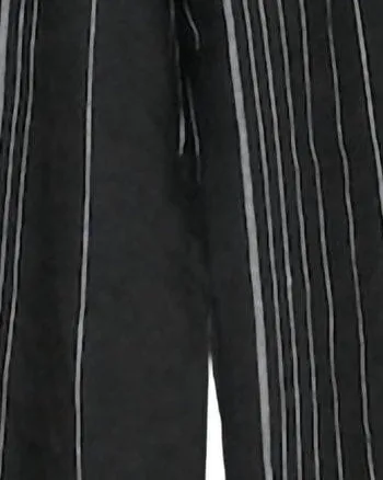 Amalfi Linen Pant Stripe in Black Multi | Black Multi