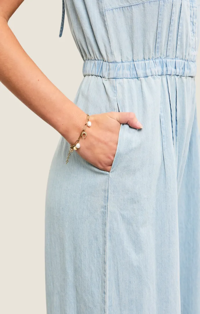 Angelica Light Denim Jumper