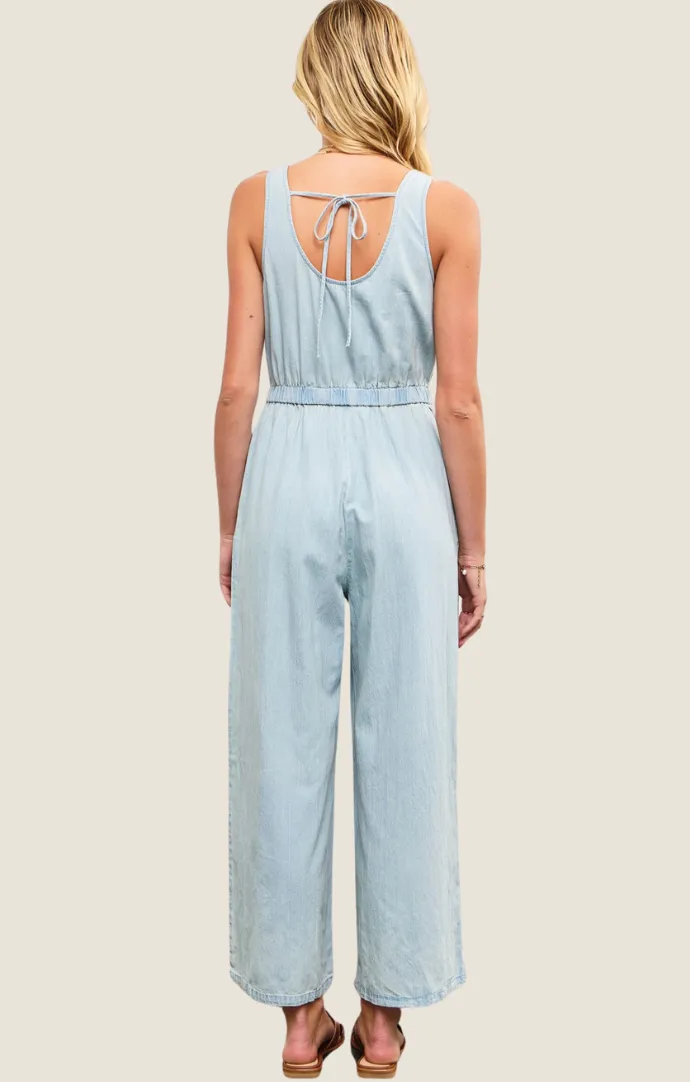 Angelica Light Denim Jumper