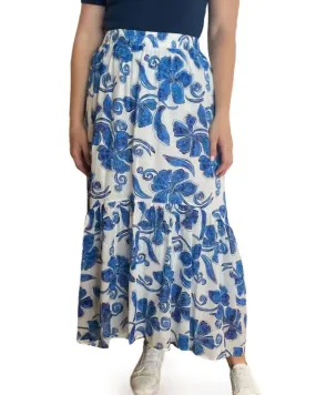 Azura Wander Batick Skirt in Blue Multi | Blue Multi