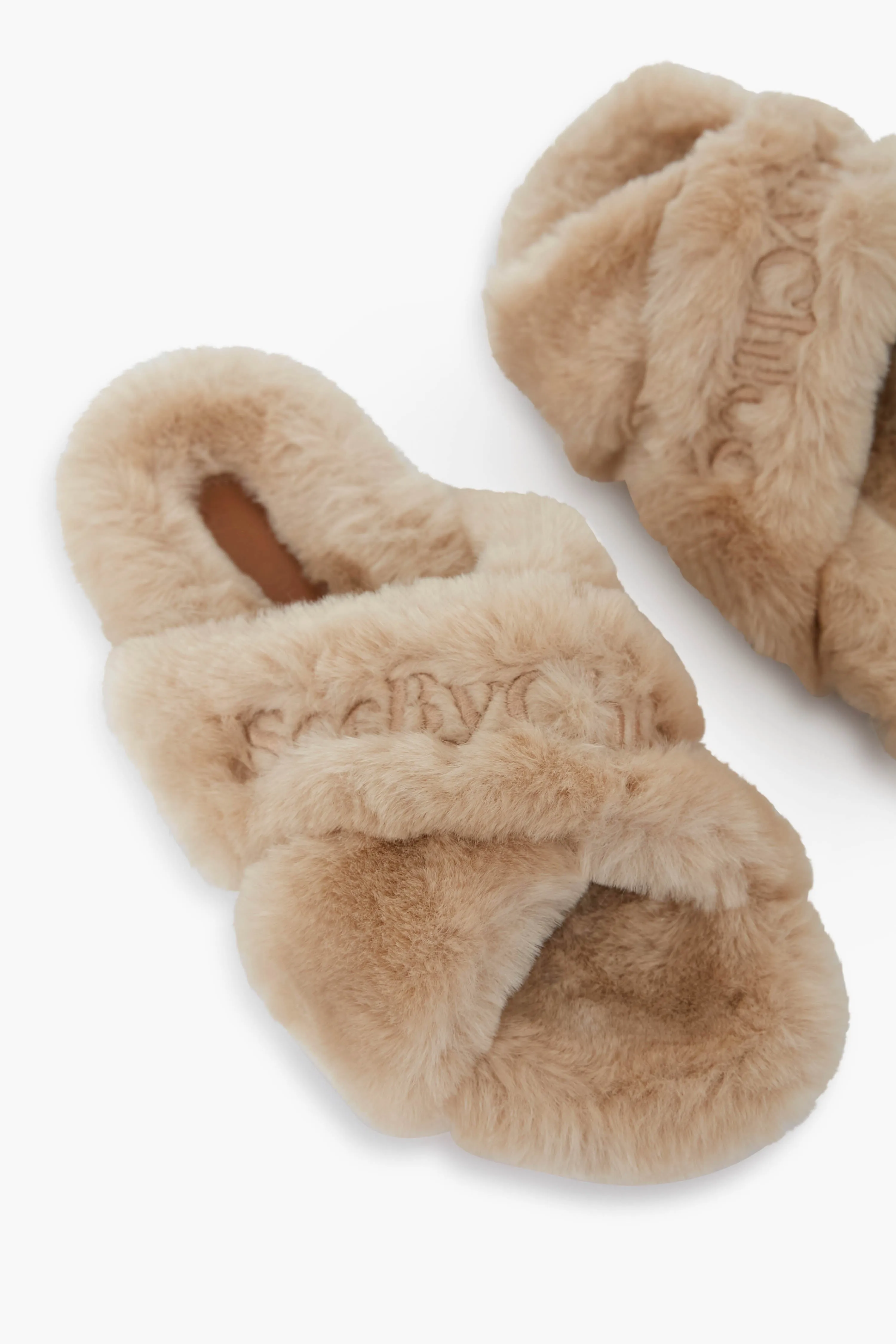 Beige Bella Slides