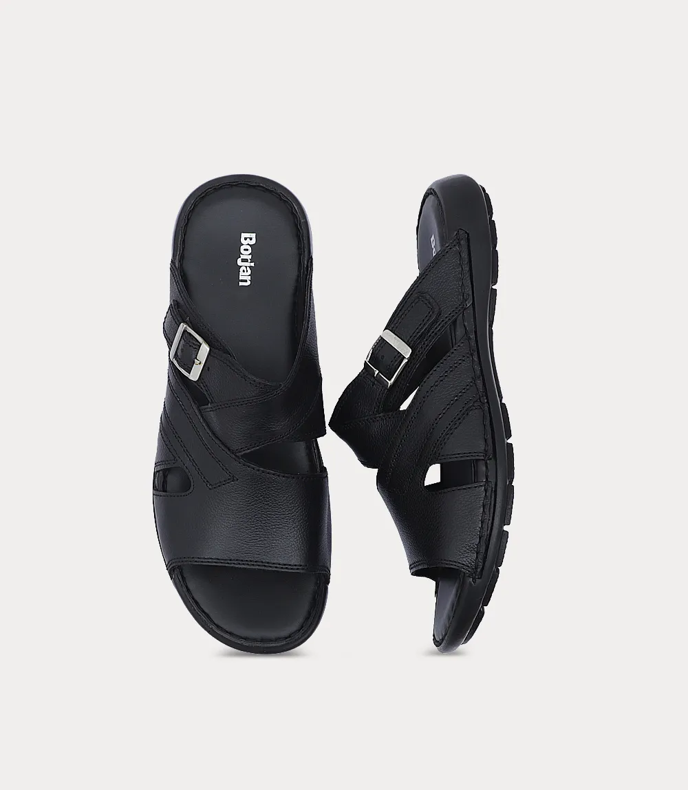 BM5534-BLACK-Men Slipper