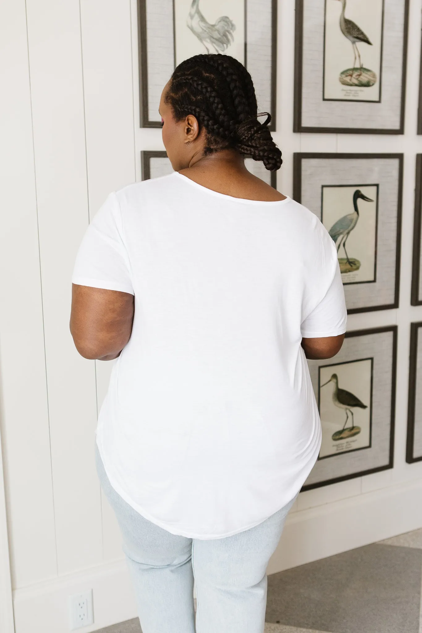 Breezy Air Tee In White
