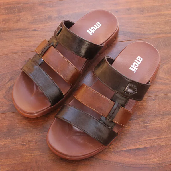 Brown Summer Slippers for men