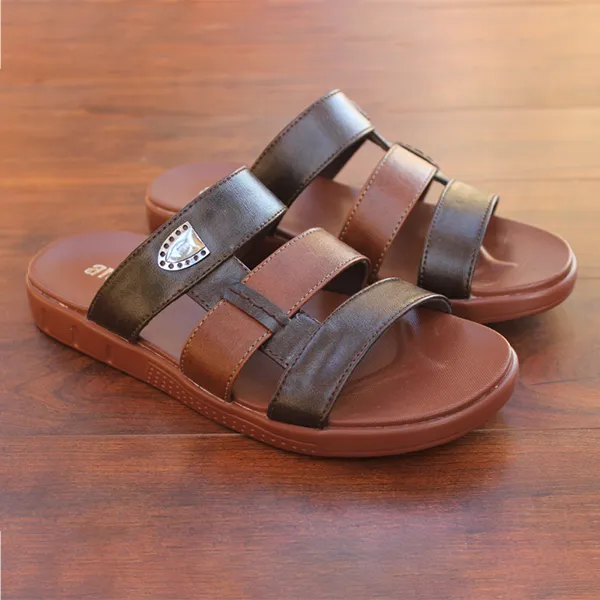 Brown Summer Slippers for men