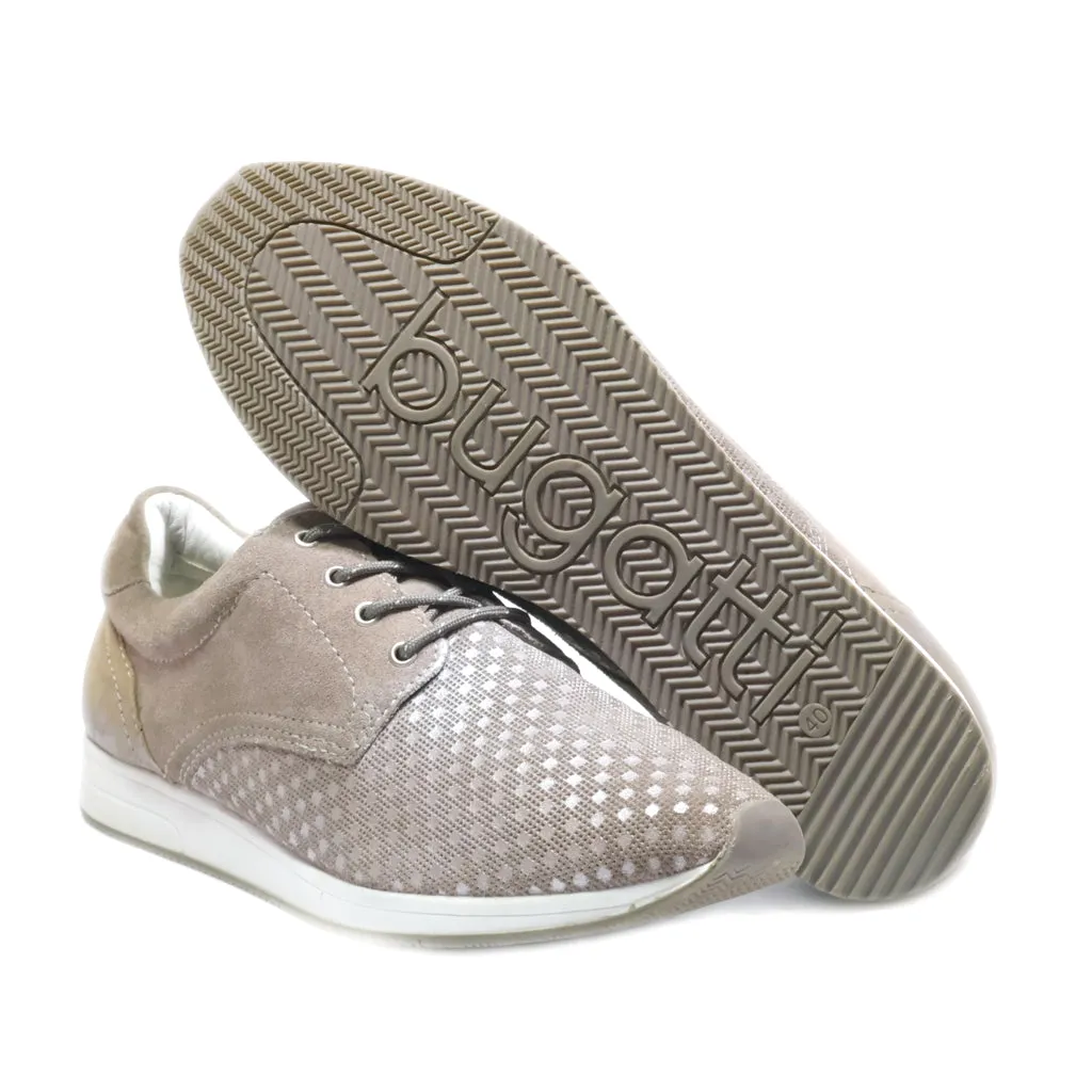 Bugatti Low-Top Sneakers Suede Grey Colour For Women