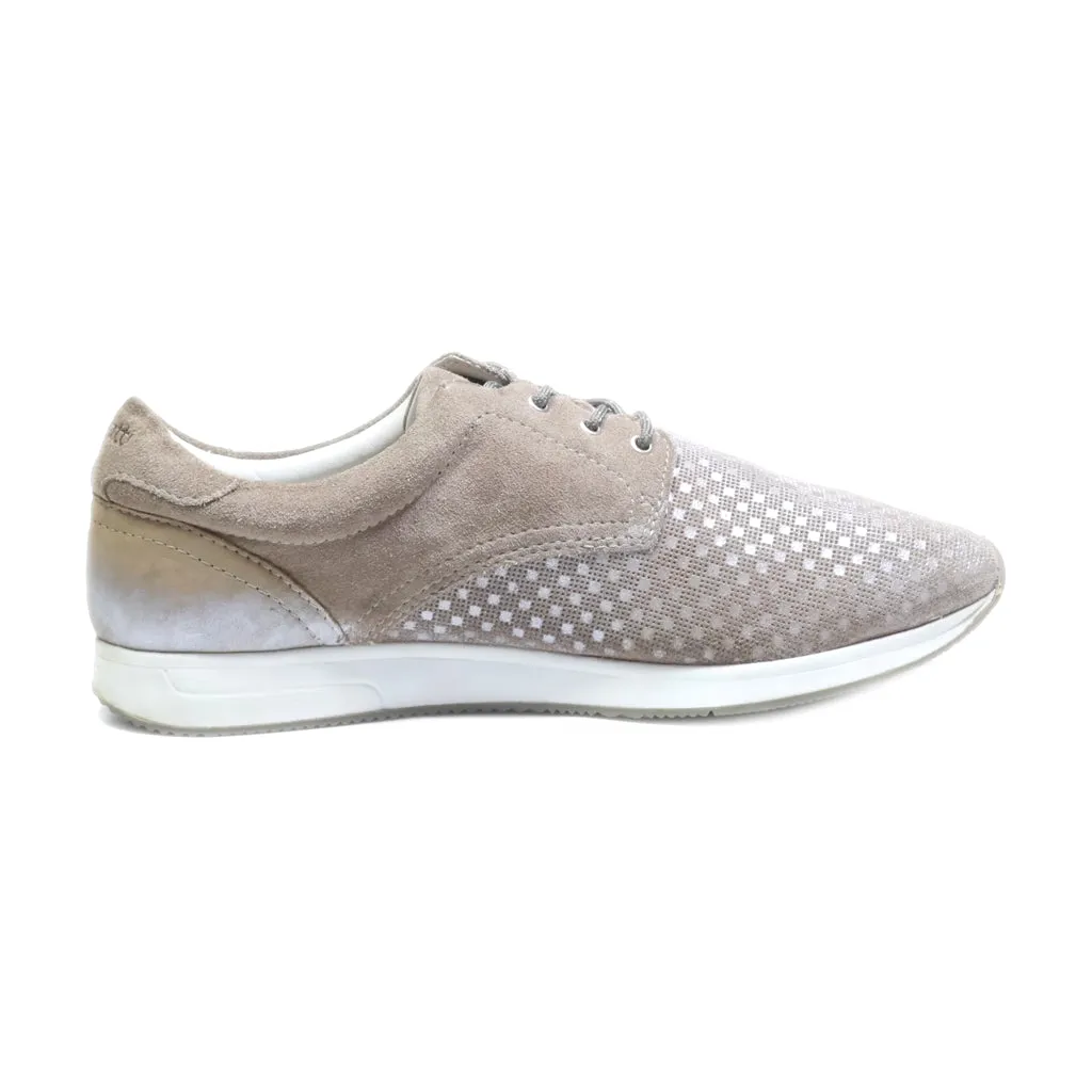 Bugatti Low-Top Sneakers Suede Grey Colour For Women