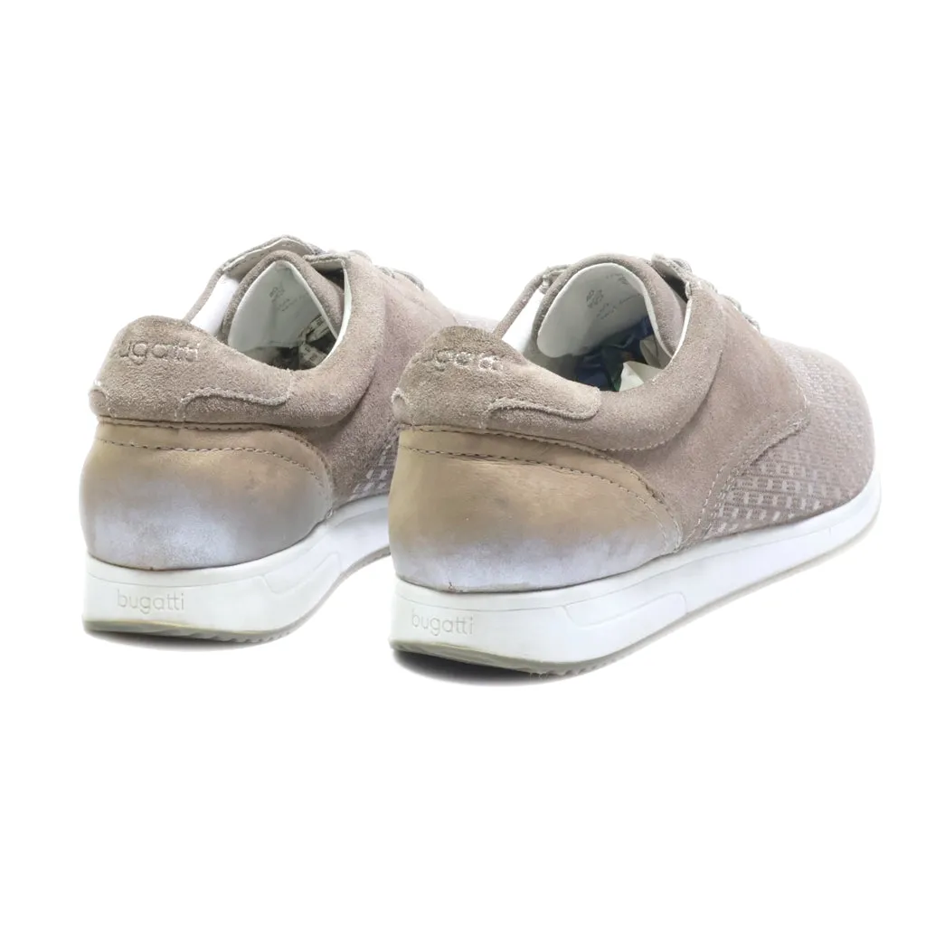 Bugatti Low-Top Sneakers Suede Grey Colour For Women