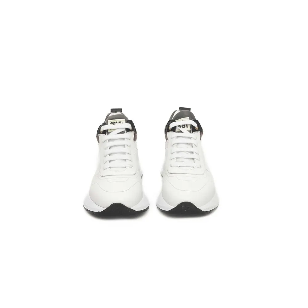 Cerruti 1881 White Leather Women's Sneaker