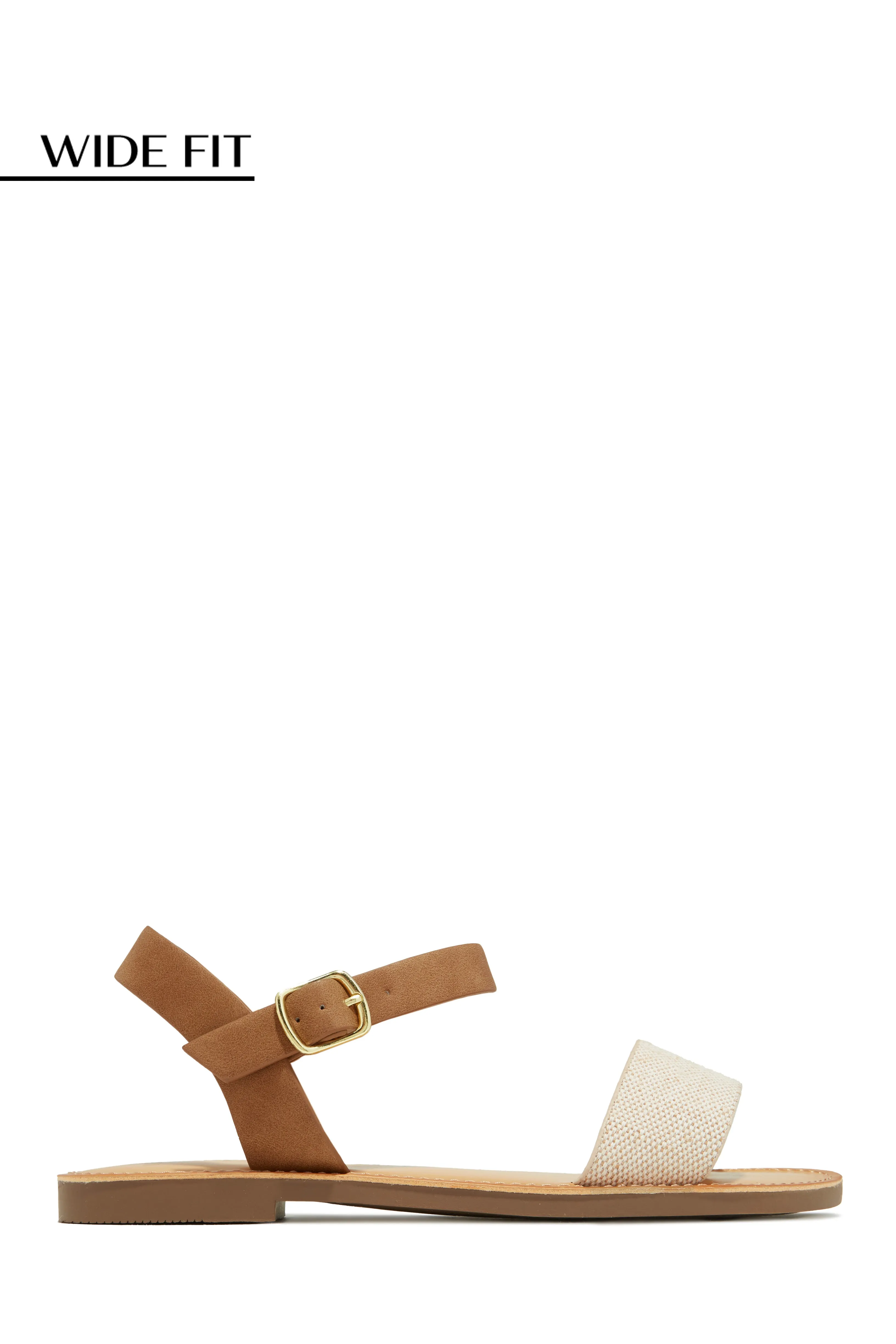 Chasing Summer Wide Fit Sandals - Black