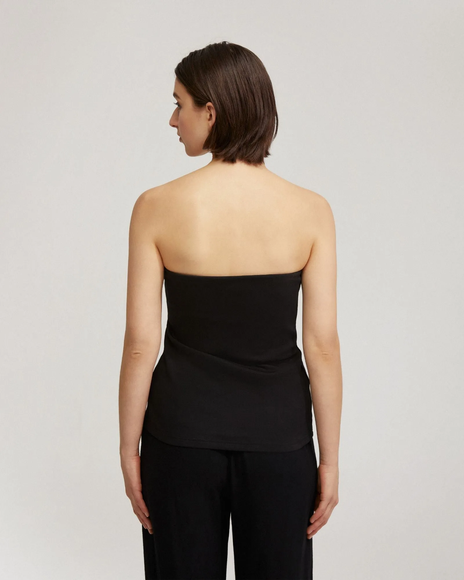 Clara Strapless Ponti Top