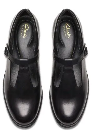 Clark Havisham Bar black leather