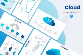 Cloud Keynote Infographic Template