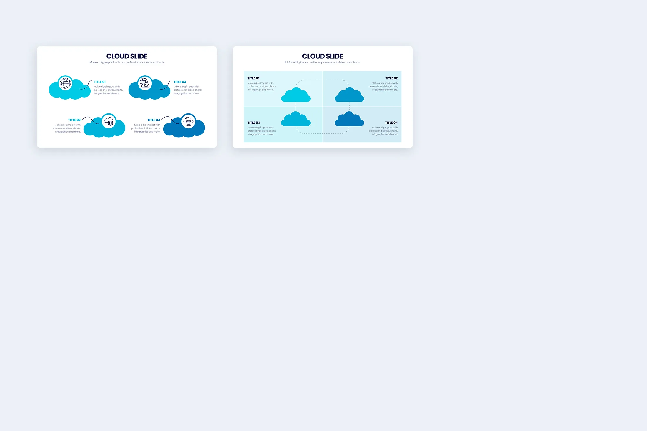 Cloud Keynote Infographic Template
