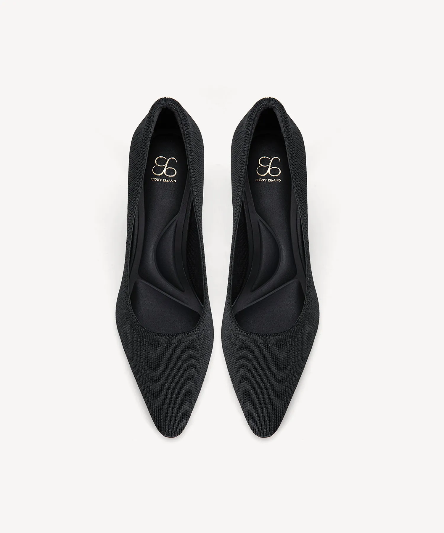 Commute Elegance Pointed Toe Heeled Pumps