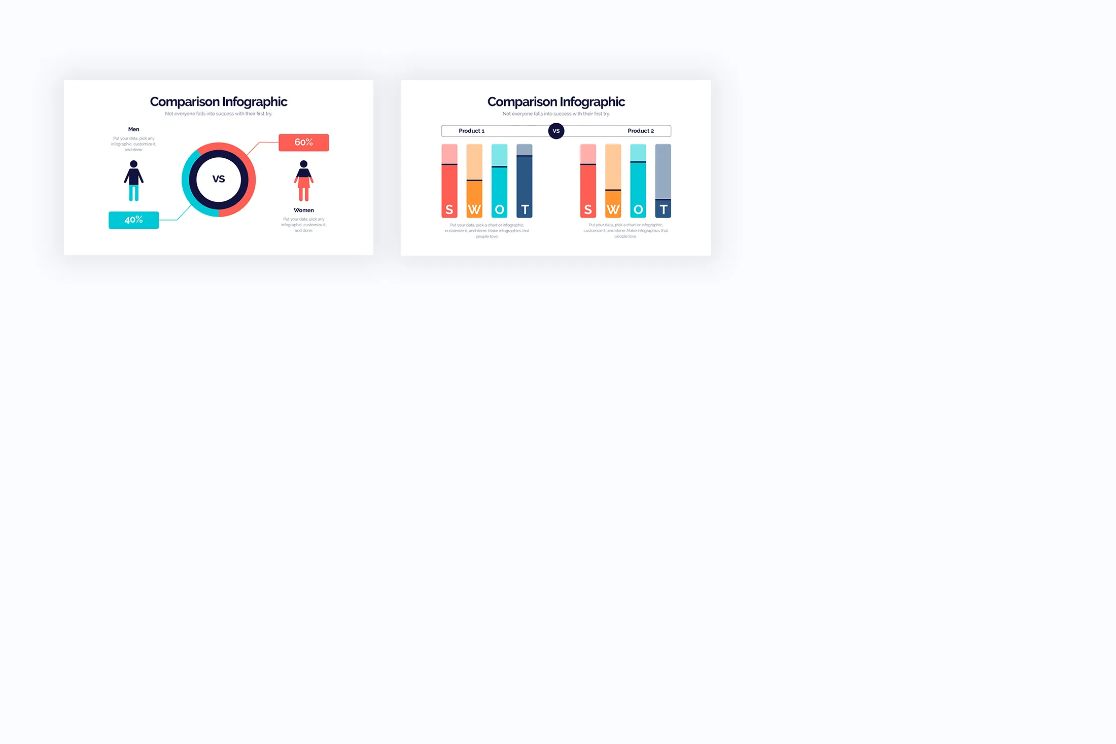 Comparison Google Slides Infographics