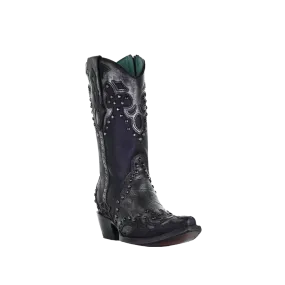 Corral Women's Embroidery Black silver Boots