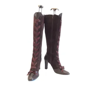 Corset Ribbon Laced Boots