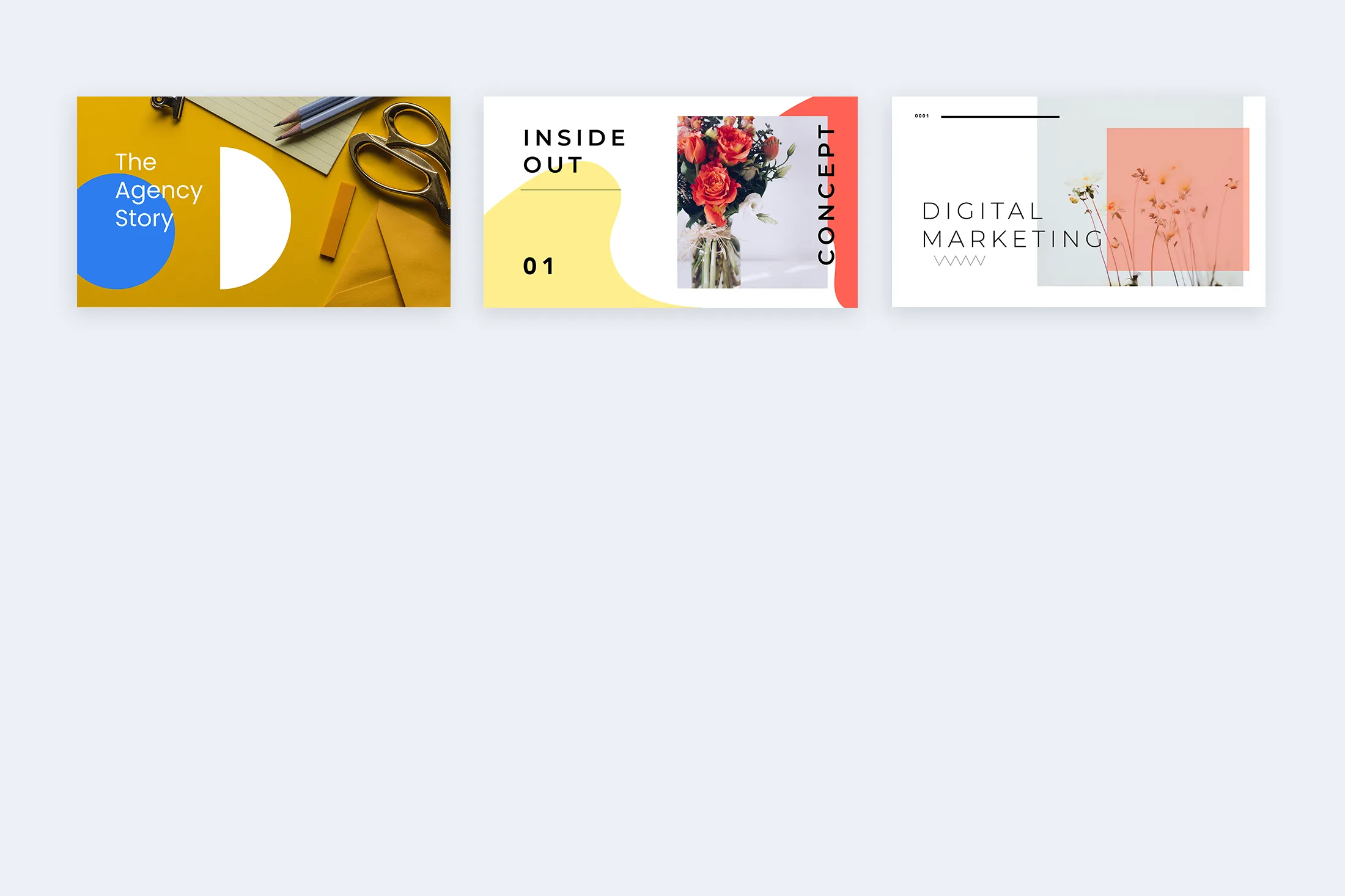 Cover Google Slides Infographic Template