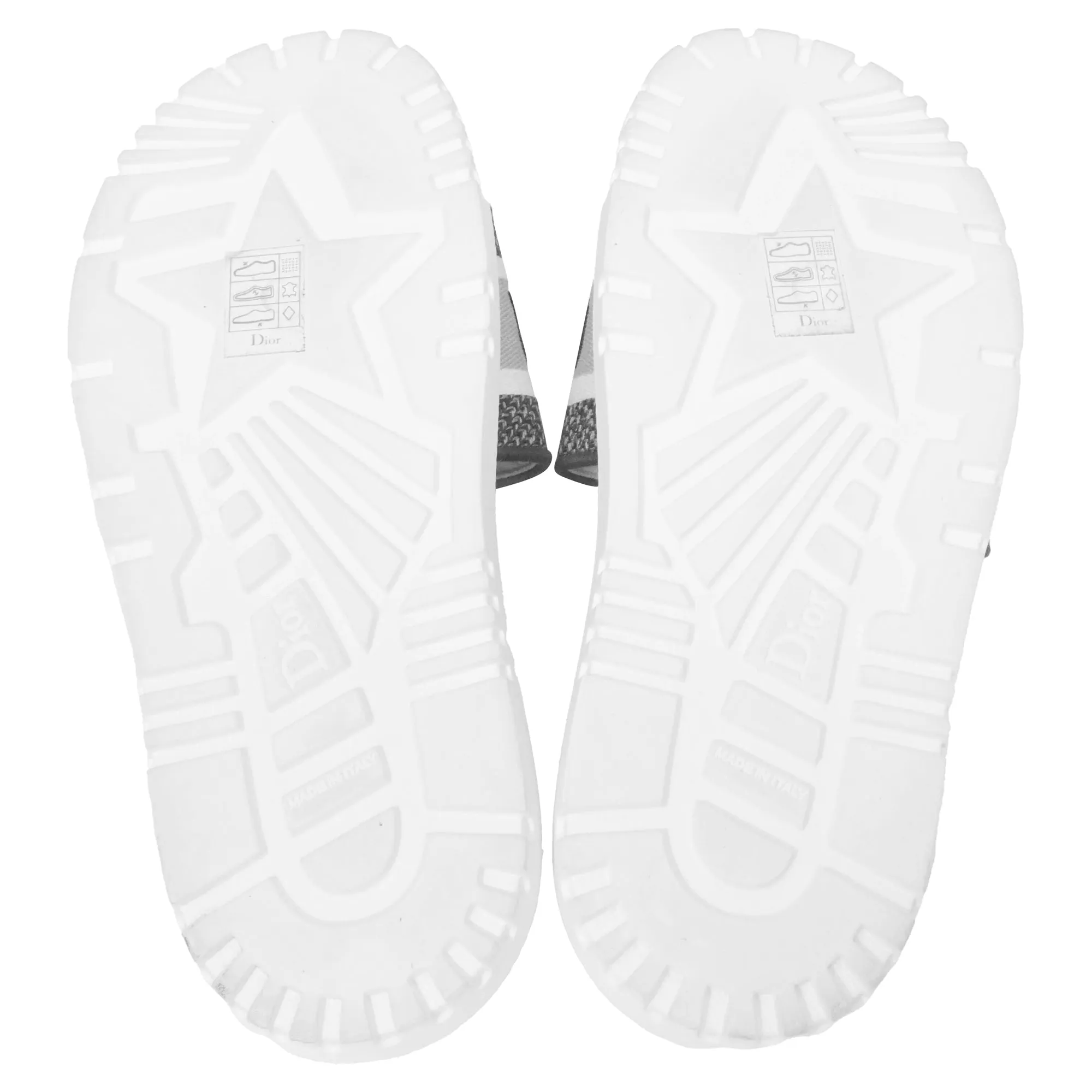Dior D-Constellation Embroidered Dway 10mm Slides in Multicolor Canvas