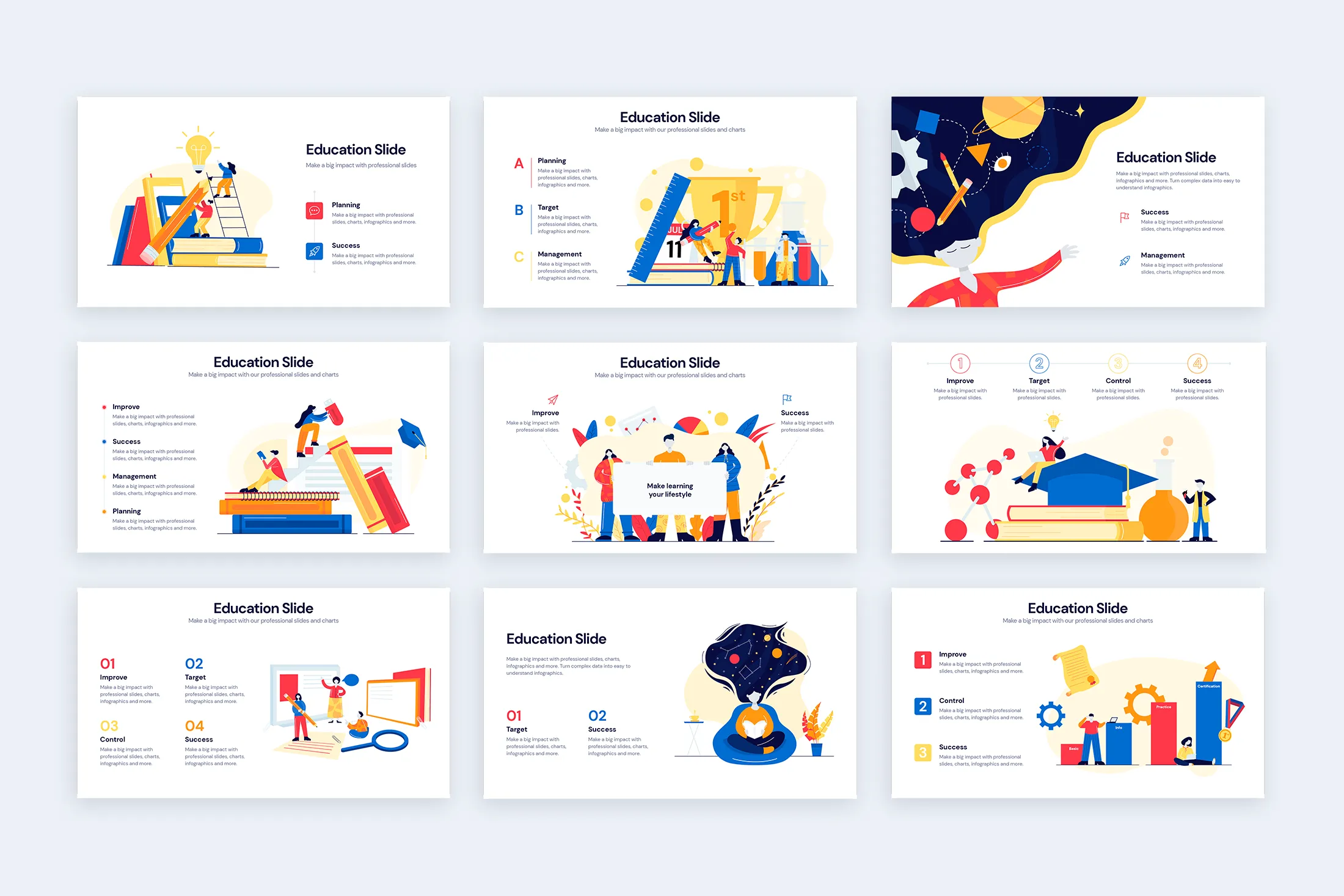 Education Powerpoint Infographic Template