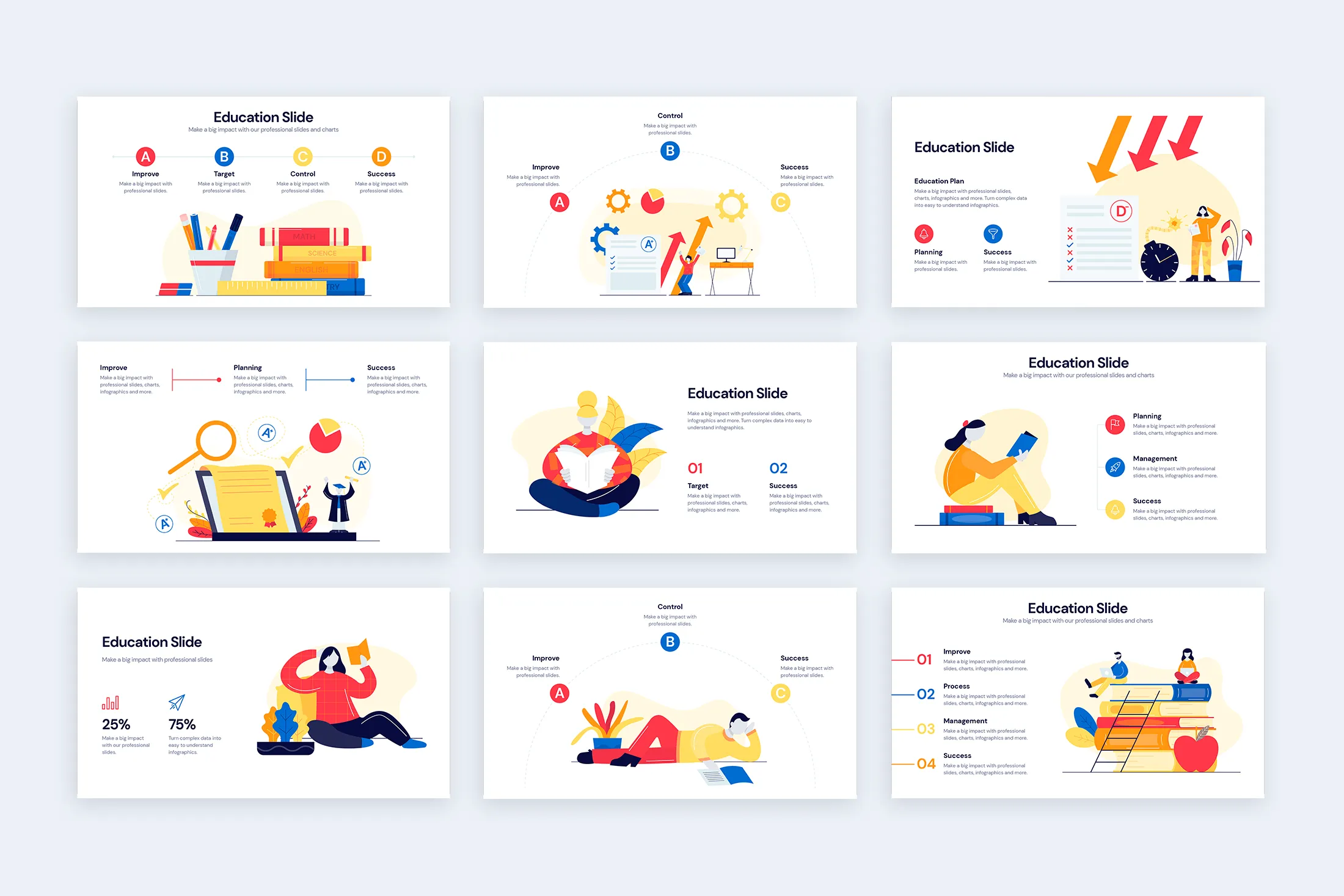 Education Powerpoint Infographic Template
