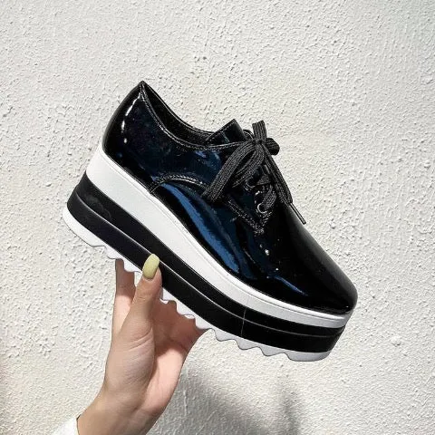 Eithne Platform Wedge Brogues - 3 Colors