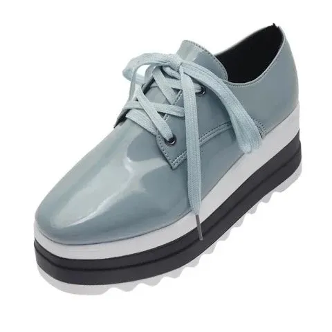 Eithne Platform Wedge Brogues - 3 Colors