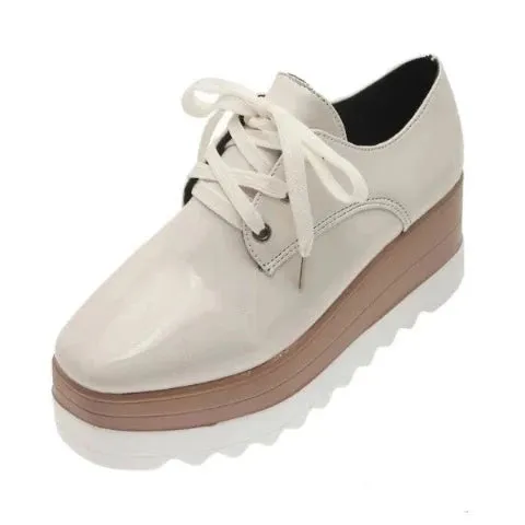 Eithne Platform Wedge Brogues - 3 Colors