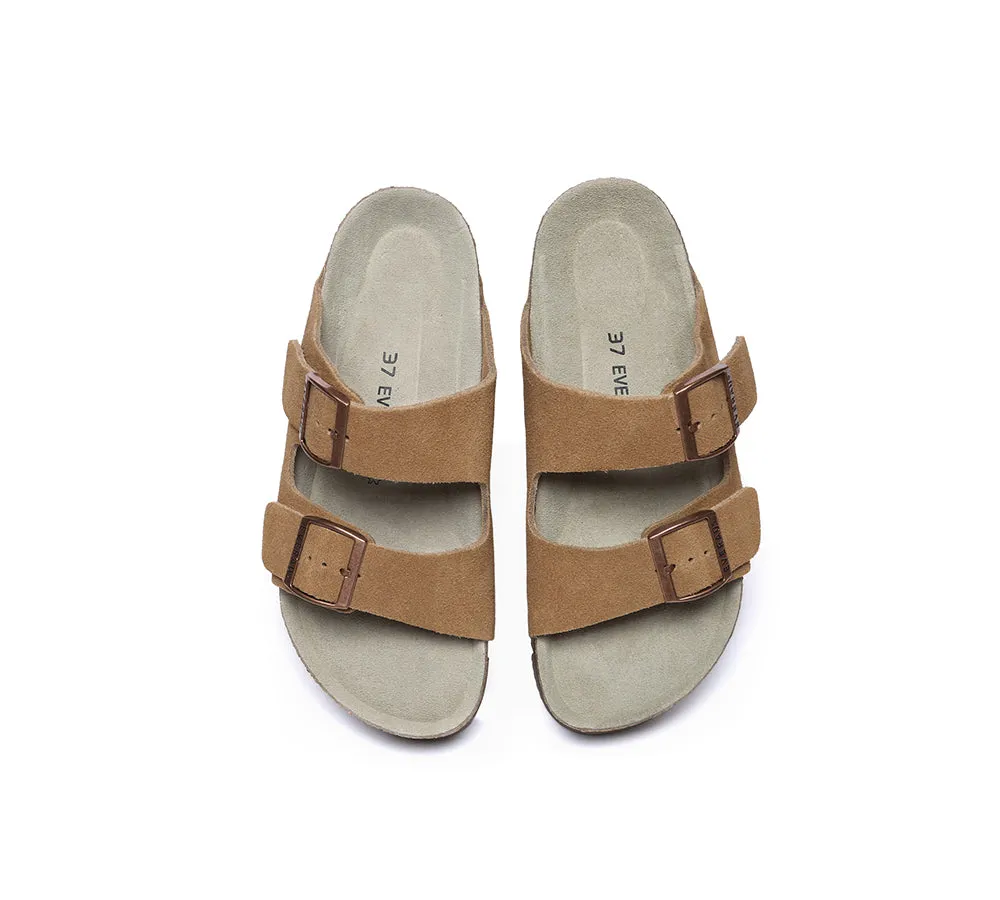 EVERAU® Adjustable Strap Slip-on Platform Summer Sandal Slides
