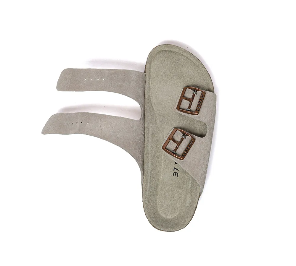 EVERAU® Adjustable Strap Slip-on Platform Summer Sandal Slides