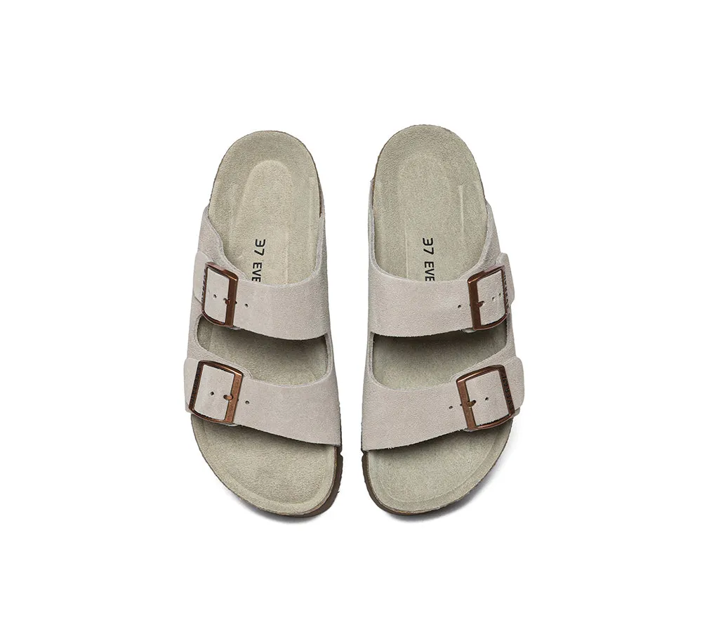 EVERAU® Adjustable Strap Slip-on Platform Summer Sandal Slides