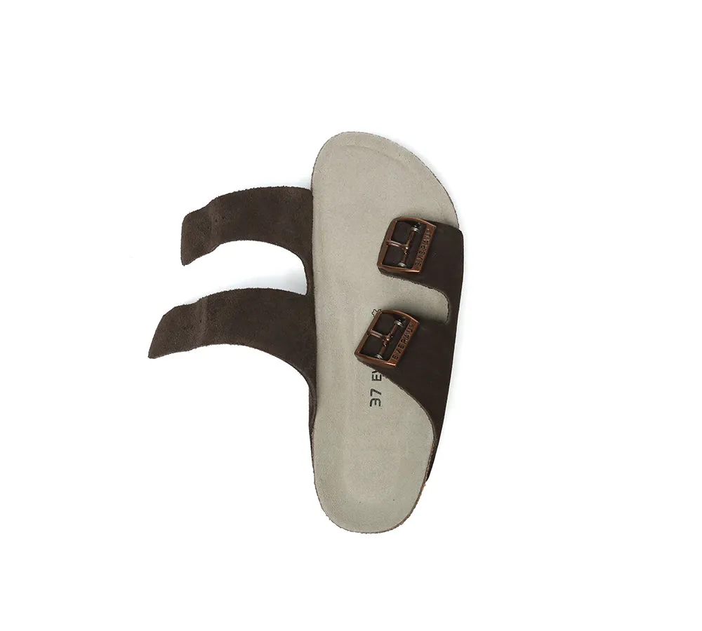 EVERAU® Adjustable Strap Slip-on Platform Summer Sandal Slides