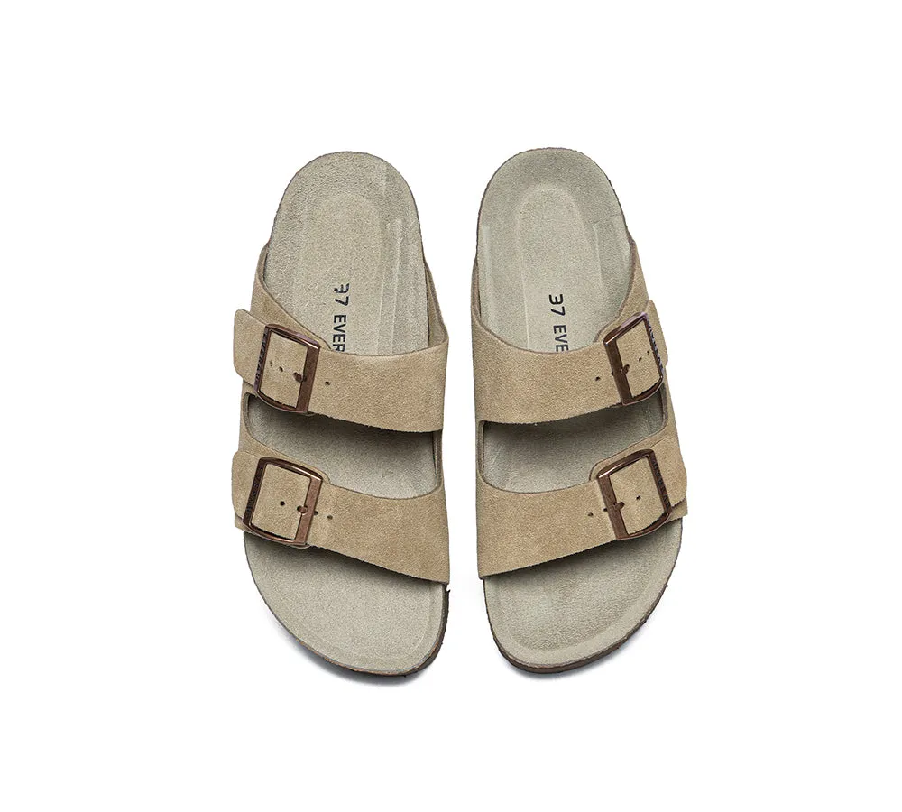 EVERAU® Adjustable Strap Slip-on Platform Summer Sandal Slides