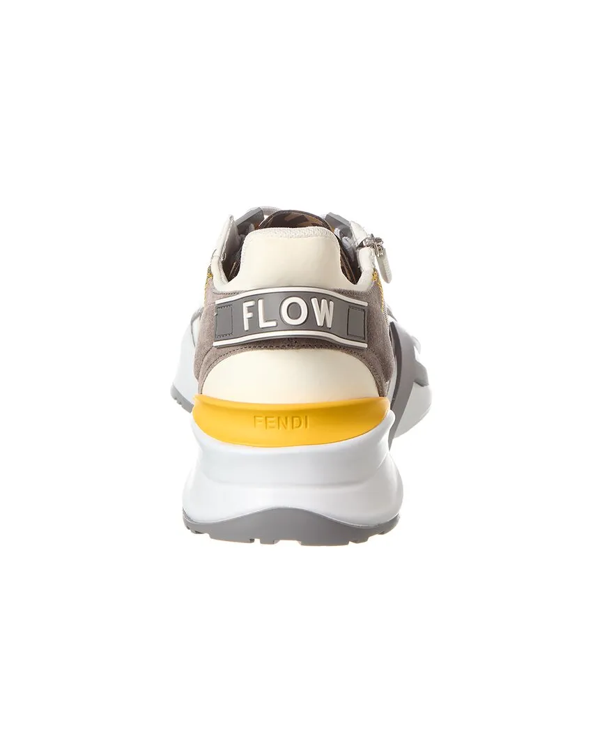 FENDI Flow FF Mesh & Leather Sneaker