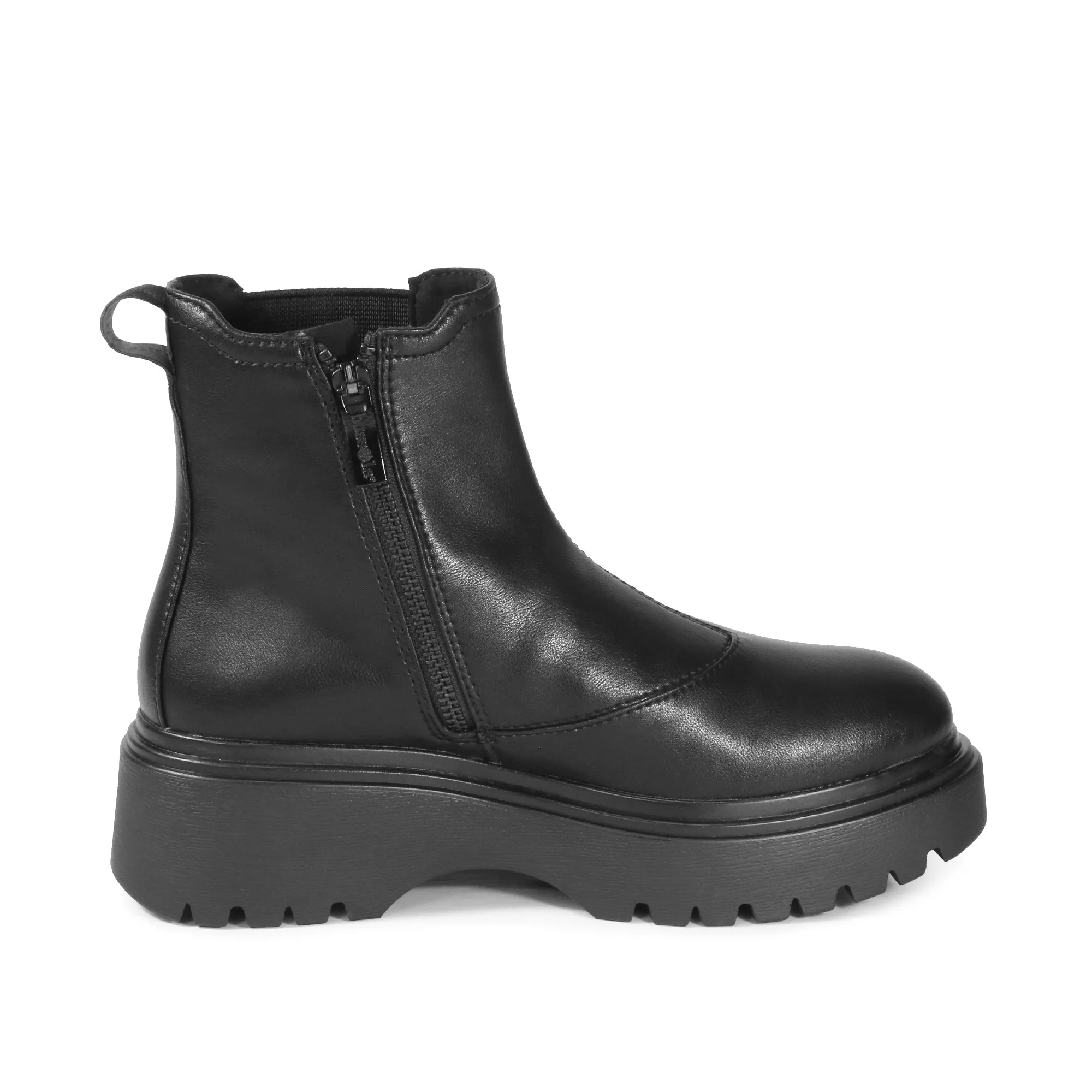 Firenze Platform Chelsea Boots (Nero)