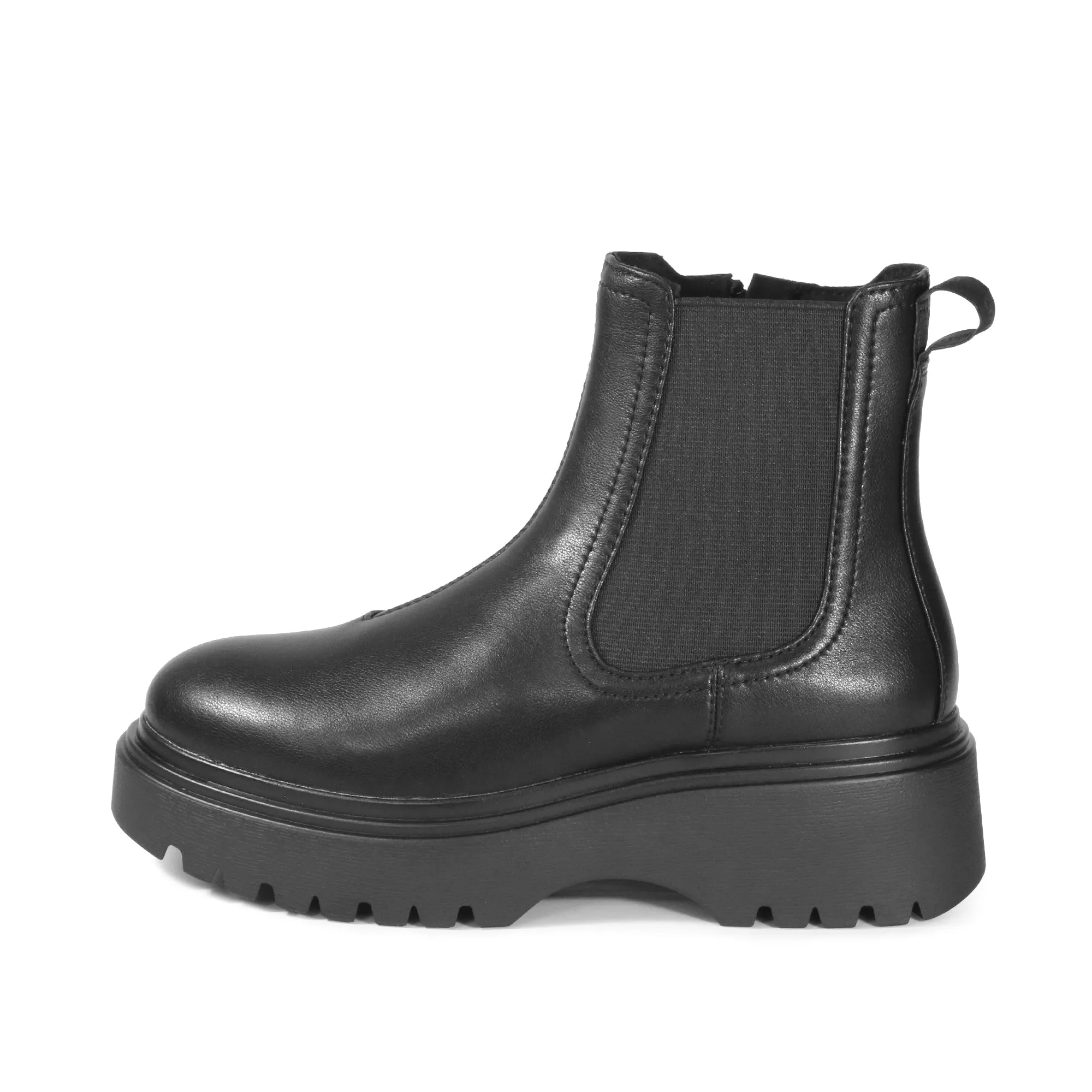 Firenze Platform Chelsea Boots (Nero)