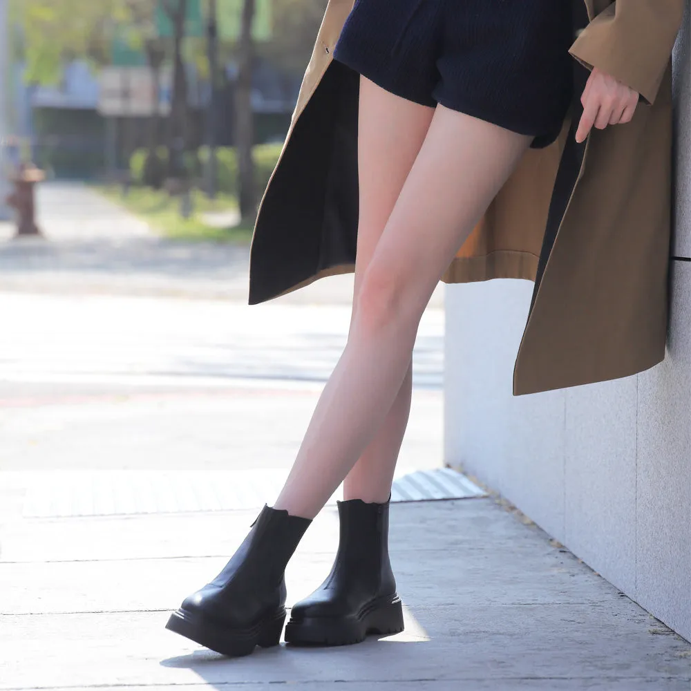 Firenze Platform Chelsea Boots (Nero)
