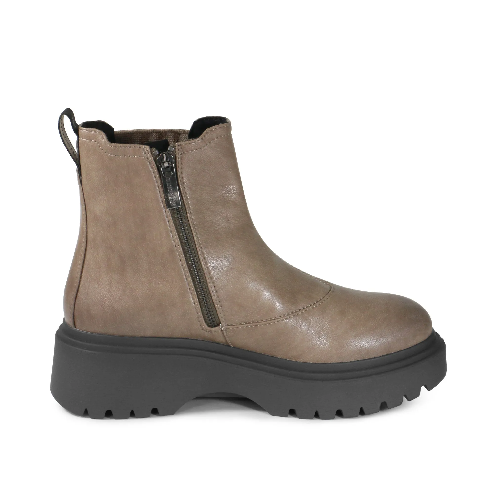 Firenze Platform Chelsea Boots (Vintage Taupe)
