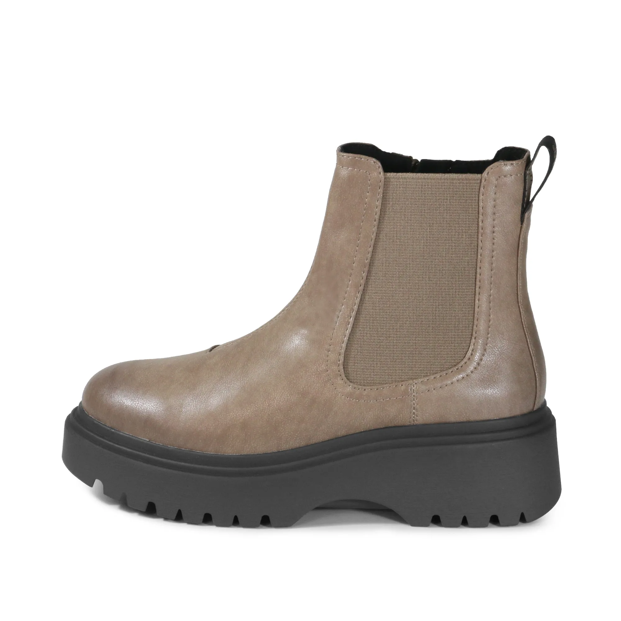 Firenze Platform Chelsea Boots (Vintage Taupe)