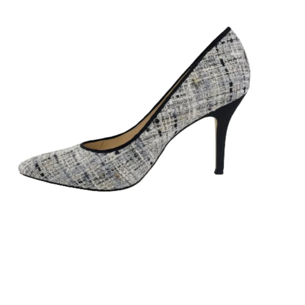 Flax2 Black Multi Fabric Nine West Pumps