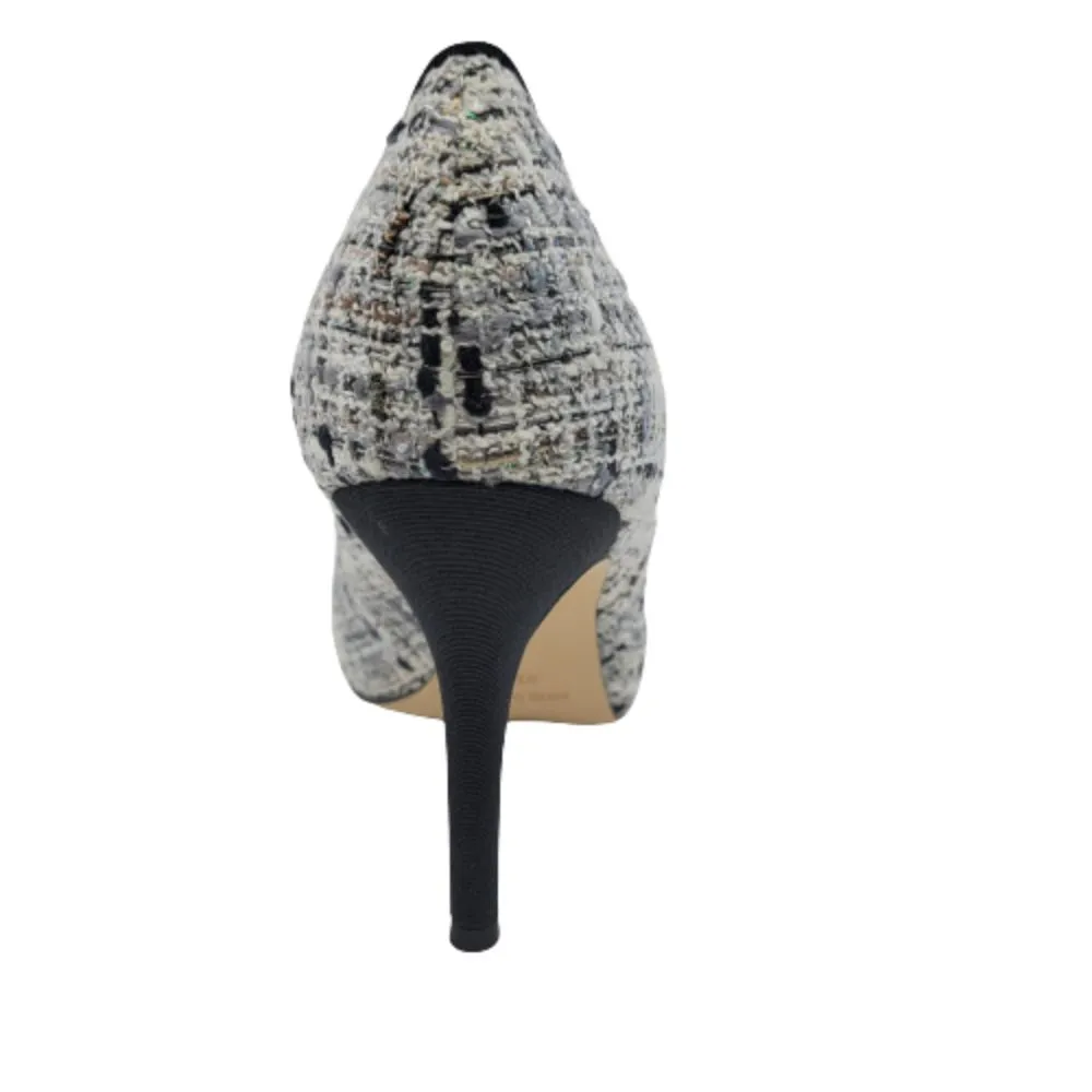 Flax2 Black Multi Fabric Nine West Pumps