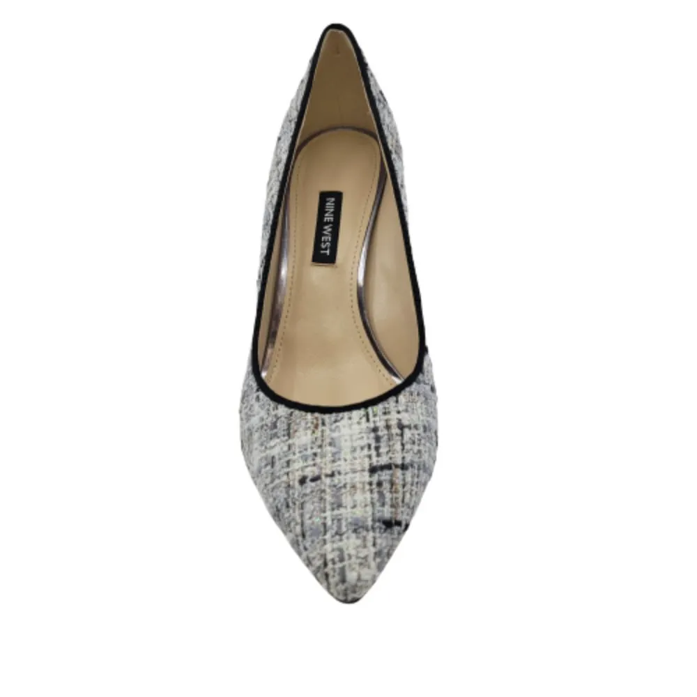 Flax2 Black Multi Fabric Nine West Pumps