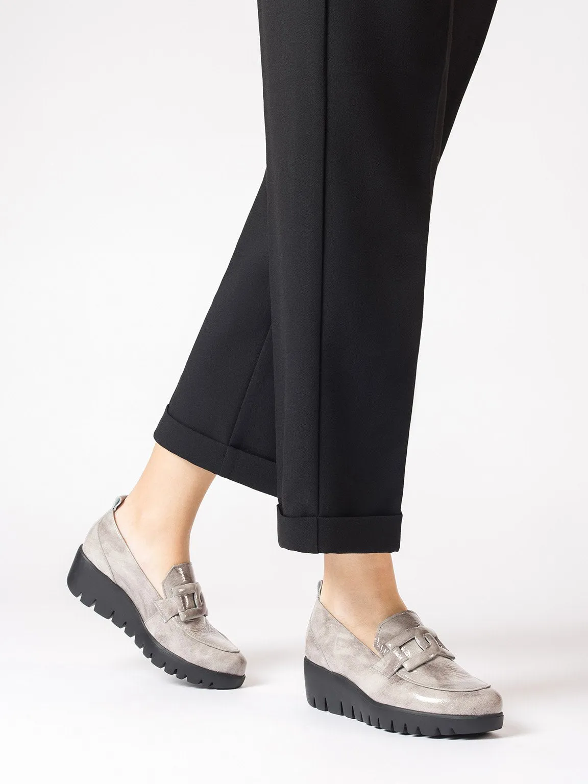 Flyer Patent Platform Loafer