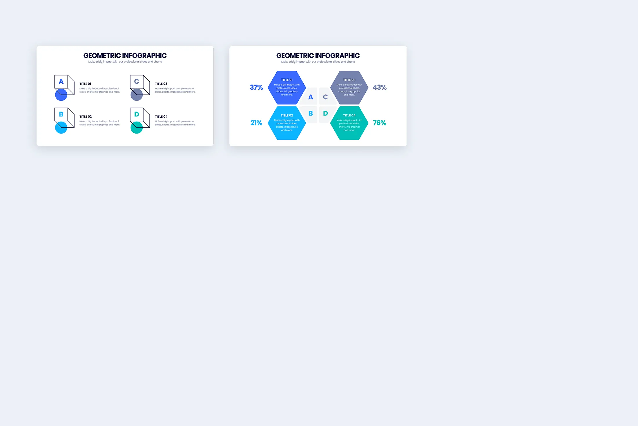 Geometric Google Slides Infographic Template