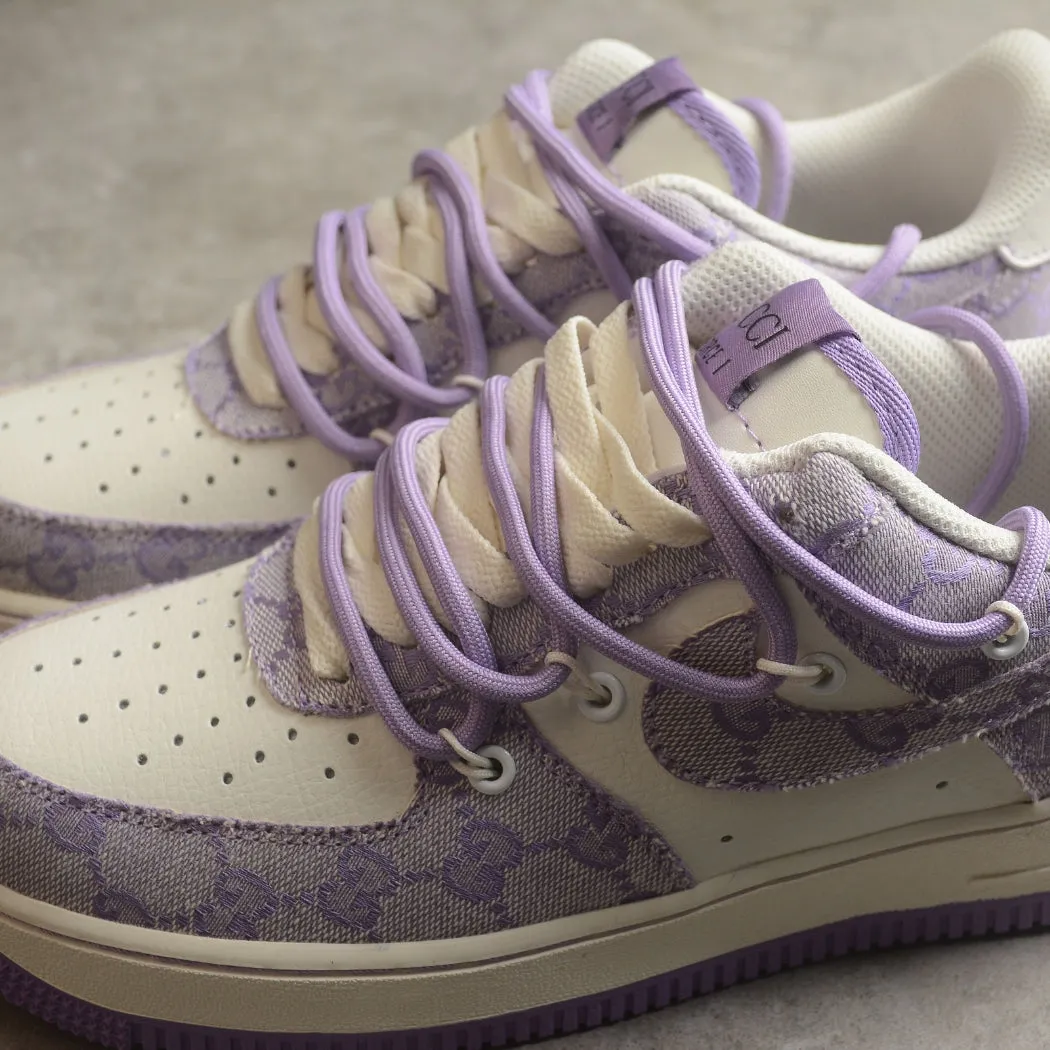 GG Canvas Purple Air Force 1