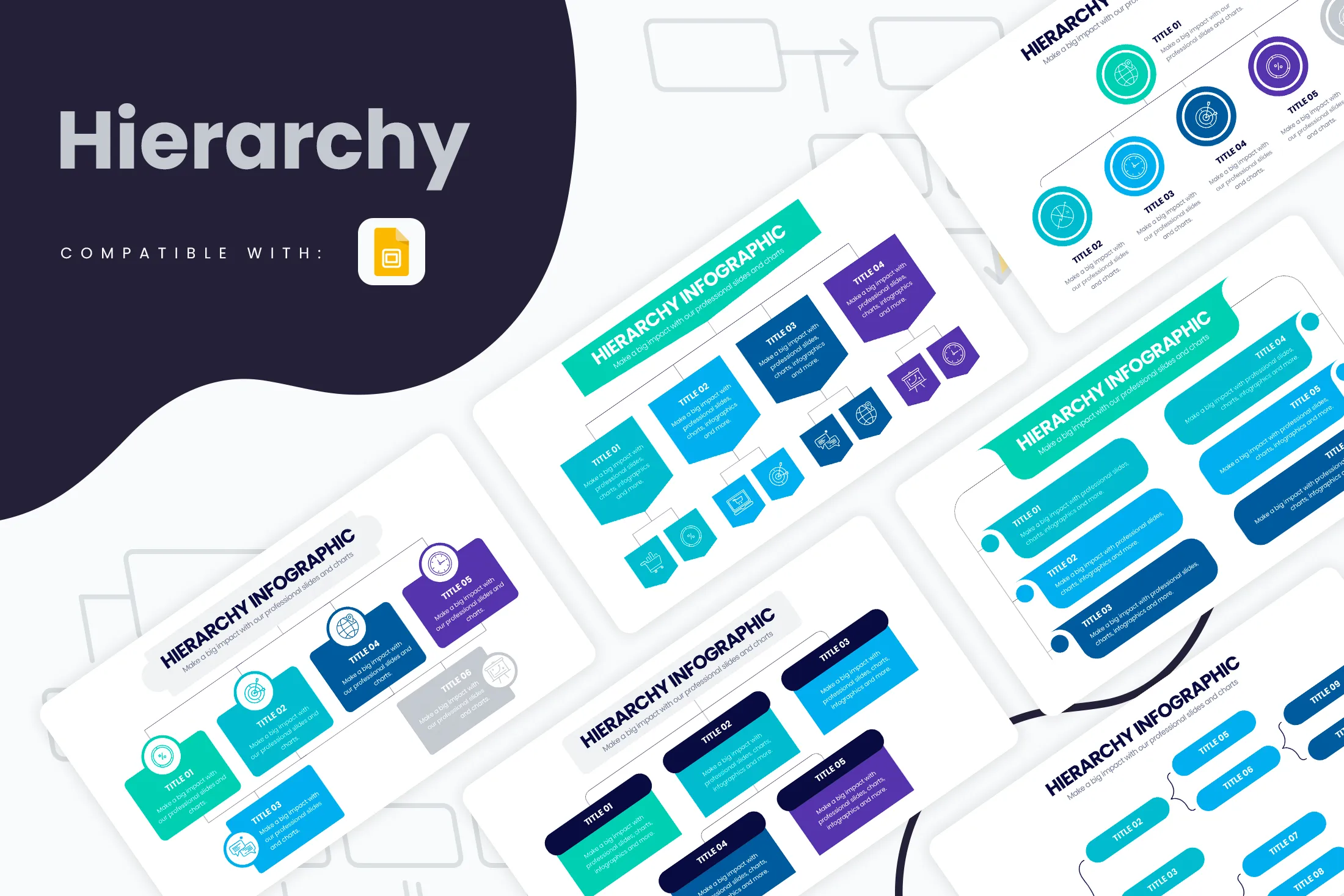 Hierarchy Google Slides Infographic Template