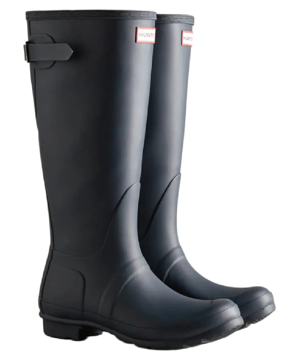 Hunter Womens Original Tall Back Adjustable Wellington Boots