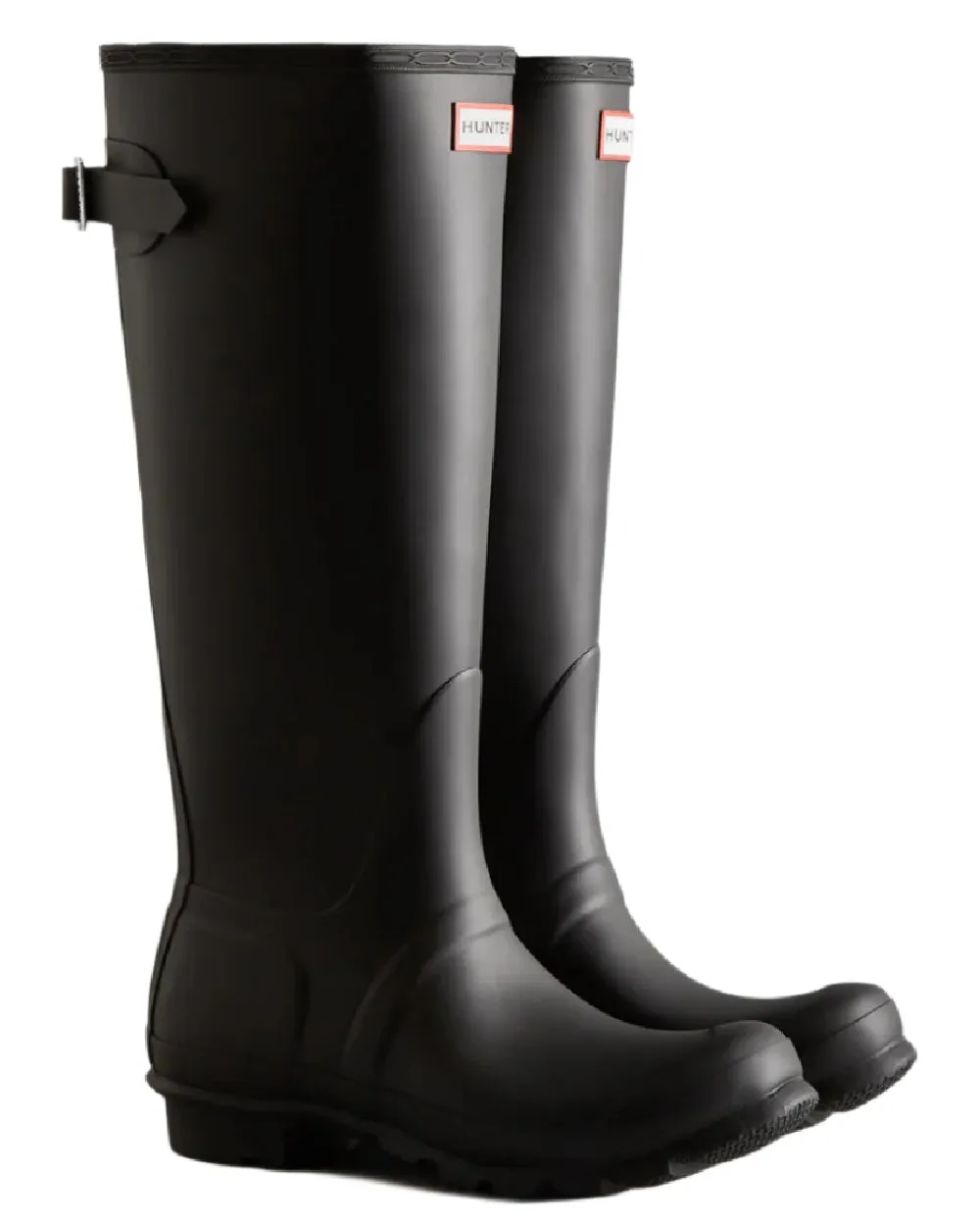 Hunter Womens Original Tall Back Adjustable Wellington Boots
